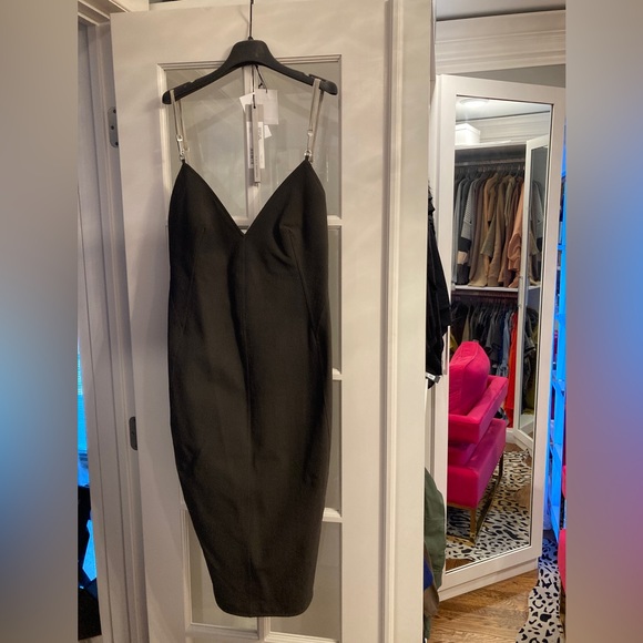 🔥PREPARING FOR CONSIGNMENT🔥 NWT RICK OWENS Shoestring Midi Maillot Dress - Picture 6 of 10